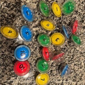 19 Colorful Numbered Kids Toy Set
